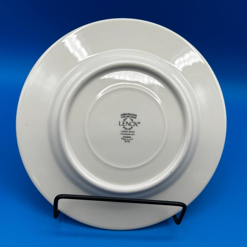 Lenox Ambassador Collection Linen Rose Bread and Butter Plates, 6 inch, Set of 7 - Picture 11 of 16